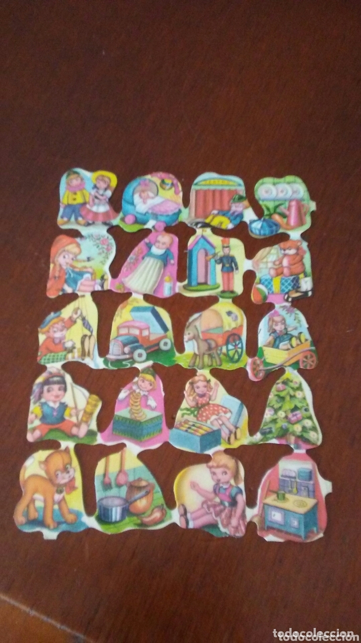 Coleccionismo cromos troquelados antiguos: Hoja cromos troquelados a&ntilde;os 60