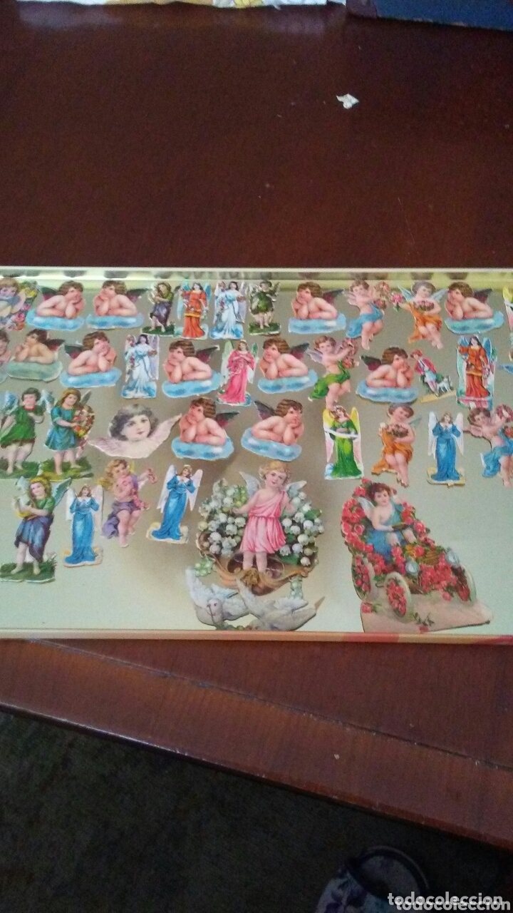 Colecionismo Cromos recortados antigos: Lotede 43 cromos de los a&ntilde;os 20 ,con brillo y relieve