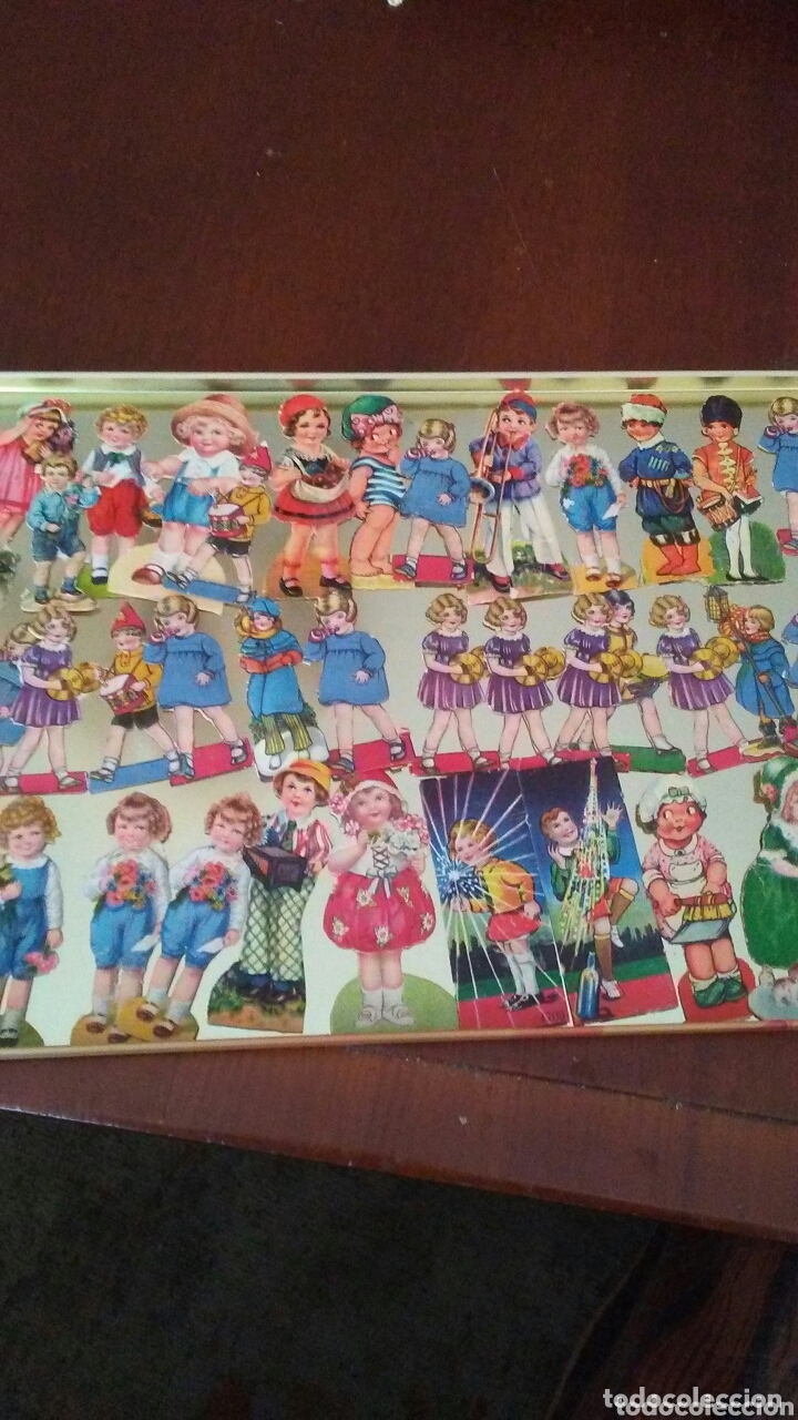 Collectable Antique Stamped Cards: Lote de 48 antiguos cromos de los a&ntilde;os 20 ,con brillo y color