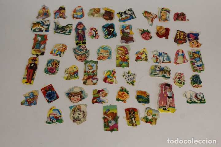 Coleccionismo cromos troquelados antiguos: 49 cromos troquelados antiguos