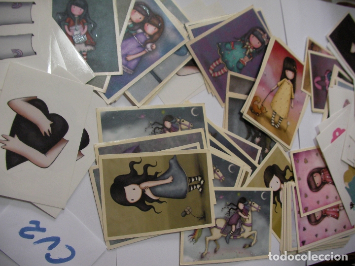 Coleccionismo cromos troquelados antiguos: GRAN LOTE DE CROMOS SANTORO DE PANINI - Foto 1