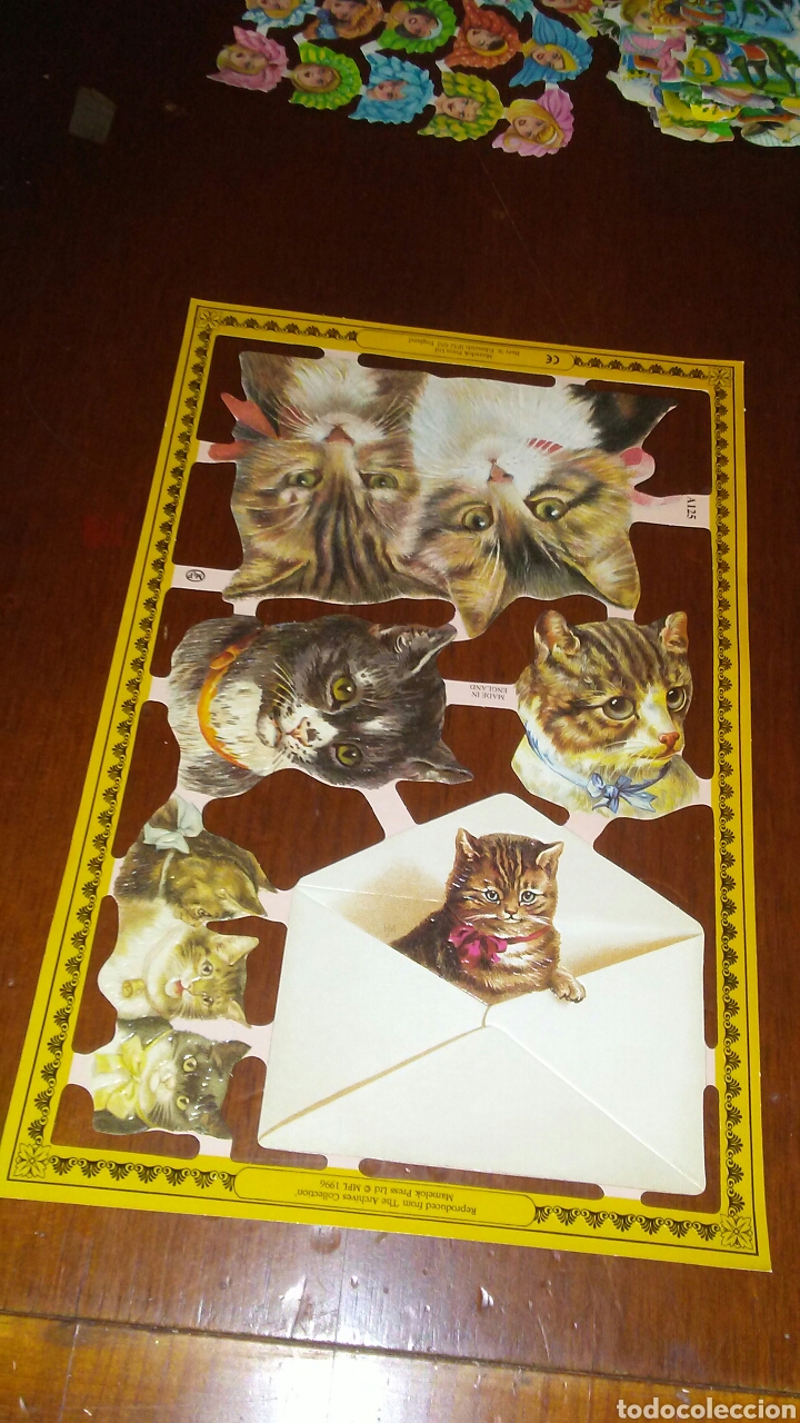 Coleccionismo cromos troquelados antiguos: Lamina de cromos