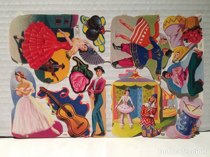 Sammeln alte gestanzte Sammelbilder: PLIEGO DE CROMOS TROQUELADOS DE PICAR