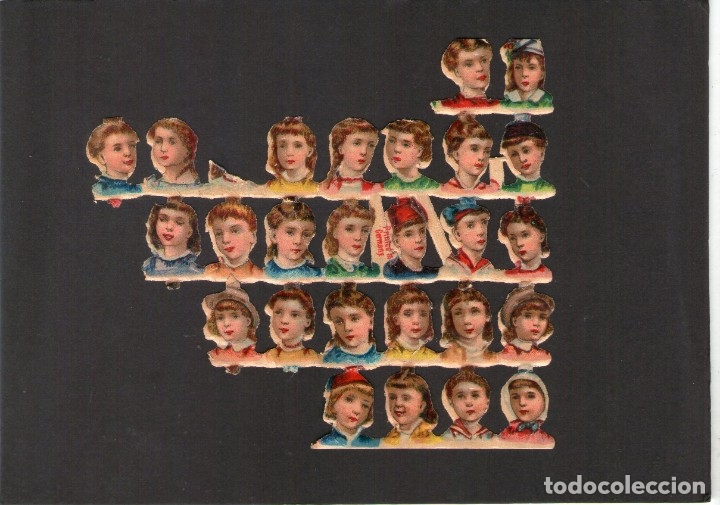 Colecionismo Cromos recortados antigos: LOTE DE 26 ANTIGUOS CROMOS TROQUELADOS ALEMANES.