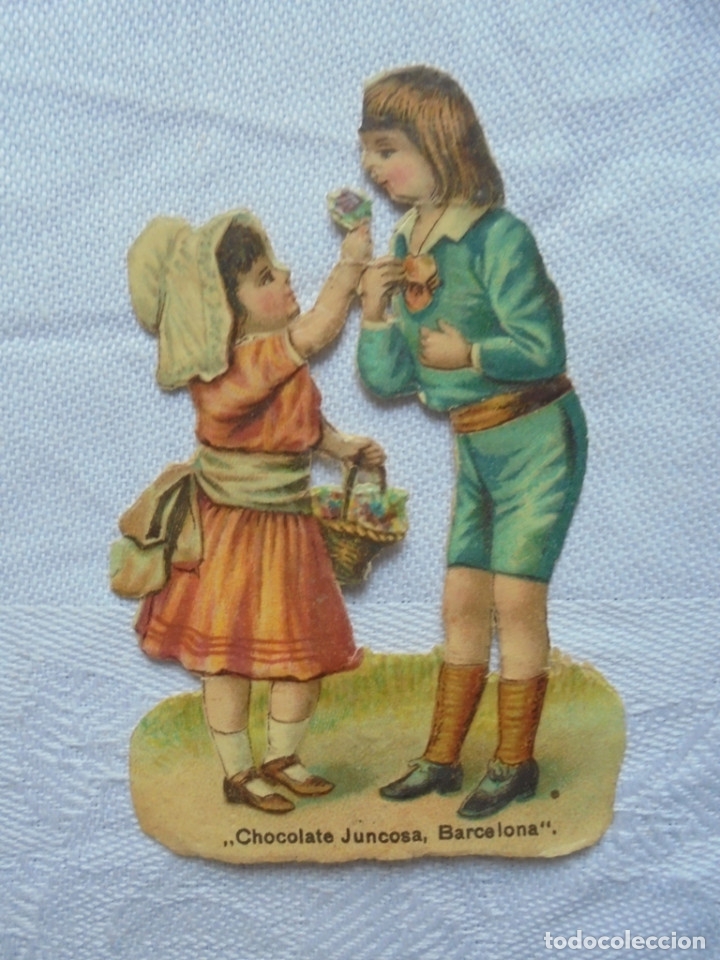 Coleccionismo cromos troquelados antiguos: Cromo Juncosa Barcelona - Foto 1