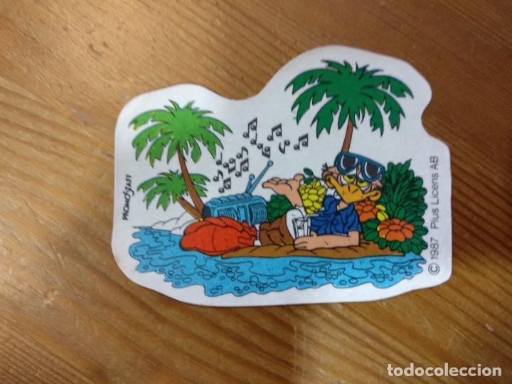 Coleccionismo Cromos troquelados antiguos: CROMO BUITRE - DONUTS - 1987 PLUS LICENS AB - PROMOSTAFF