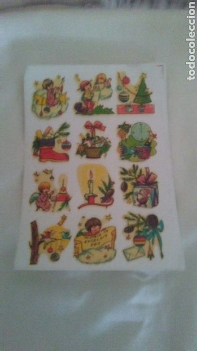 Colecionismo Cromos recortados antigos: Hoja de calcomanias a&ntilde;os 60.