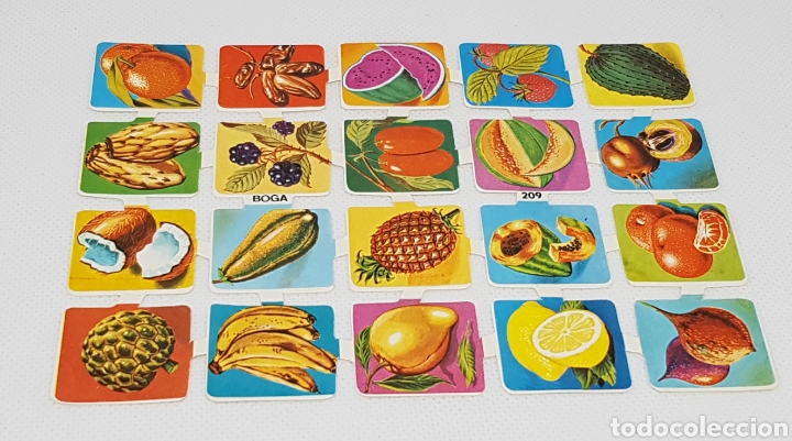 Coleccionismo cromos troquelados antiguos: LAMINA CROMOS BOGA 209 - Foto 1