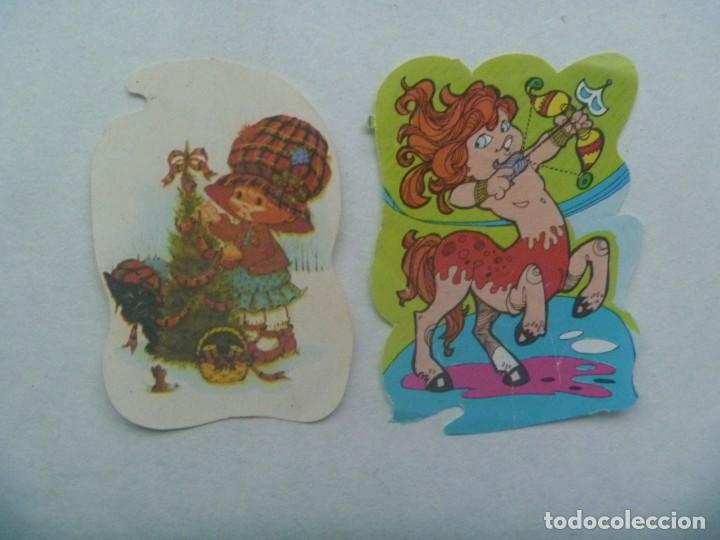 Colecionismo Cromos recortados antigos: LOTE DE 2 CROMOS TROQUELADOS ANTIGUOS