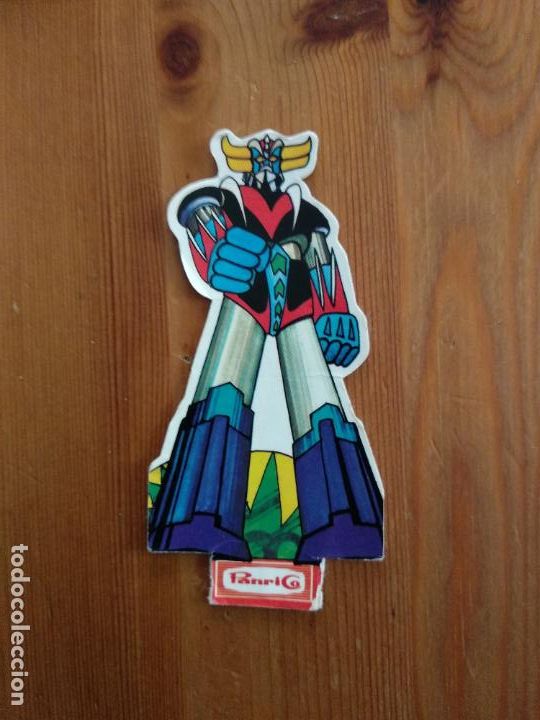 Collectionnisme Cartes &agrave; collectionner massicot&eacute;es anciennes: Cromo Troquelado MAZINGER / Mazinguer SIN NUMERAR PANRICO Original A&ntilde;os 70