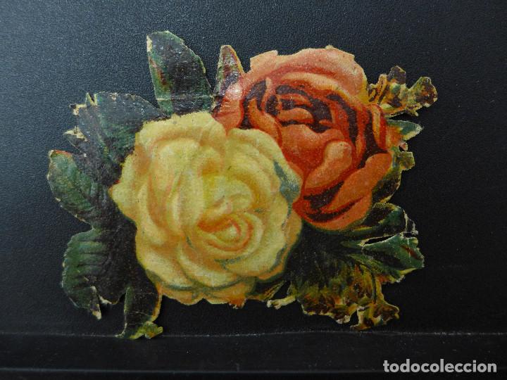 Coleccionismo cromos troquelados antiguos: CROMO TROQUELADO FLORES - Foto 1