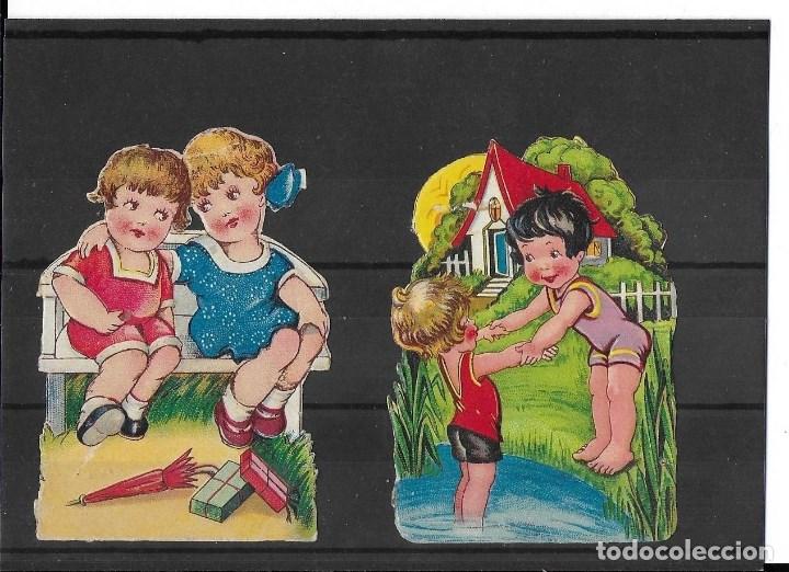 Coleccionismo cromos troquelados antiguos: LOTE DE 2 CROMOS ANTIGUOS TROQUELADOS , LEER DESCRIPCION