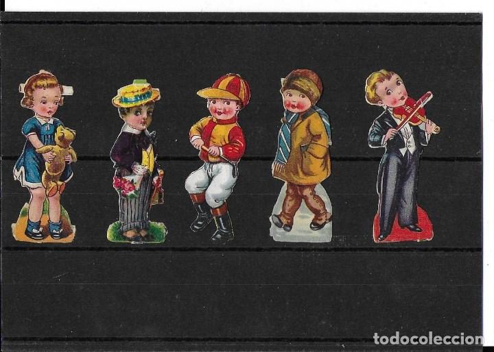Coleccionismo cromos troquelados antiguos: LOTE DE 5 CROMOS ANTIGUOS TROQUELADOS , LEER DESCRIPCION