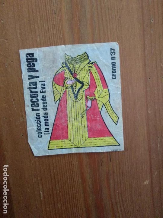 Colecionismo Cromos recortados antigos: NINA FLEER CROMO RECORTA Y PEGA - LA MODA DESDE EVA - N&deg; 37
