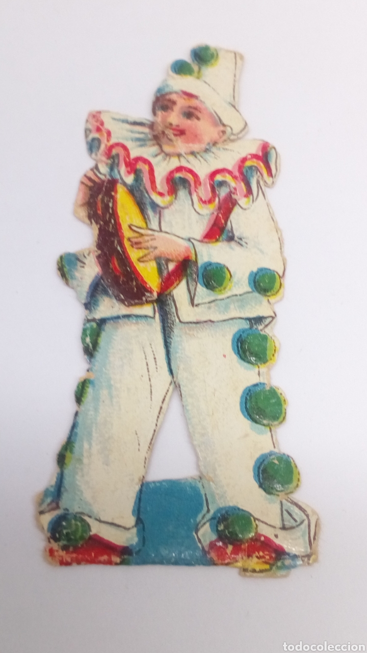 Collezionismo Figurine ritagliate antiche: Cromo troquelado chocolate Atmatller 1900