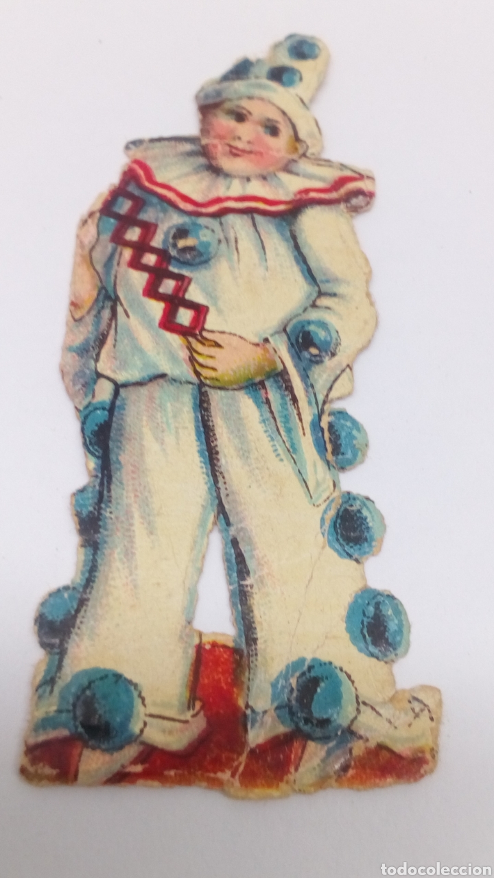 Collezionismo Figurine ritagliate antiche: Cromo troquelado chocolate Atmatller 1900