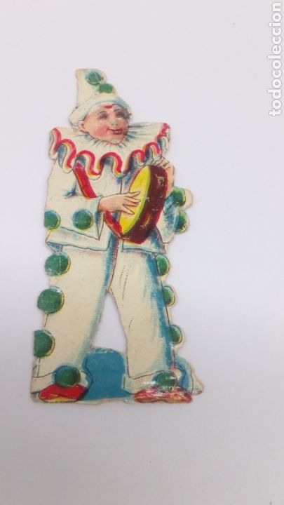 Collezionismo Figurine ritagliate antiche: Cromo troquelado chocolate Atmatller 1900