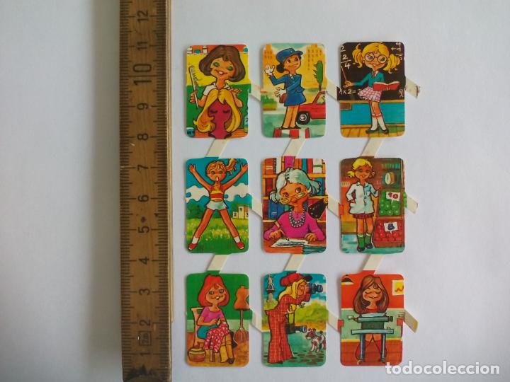 Collezionismo Figurine ritagliate antiche: CROMOS TROQUELADOS  PROFESIONES DE MUJERES..