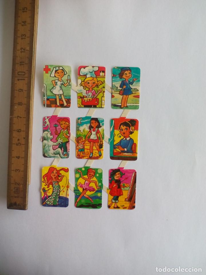Collezionismo Figurine ritagliate antiche: L&Aacute;MINA DE CROMOS TROQUELADOS MUJERES, TRABAJOS O PROFESIONES