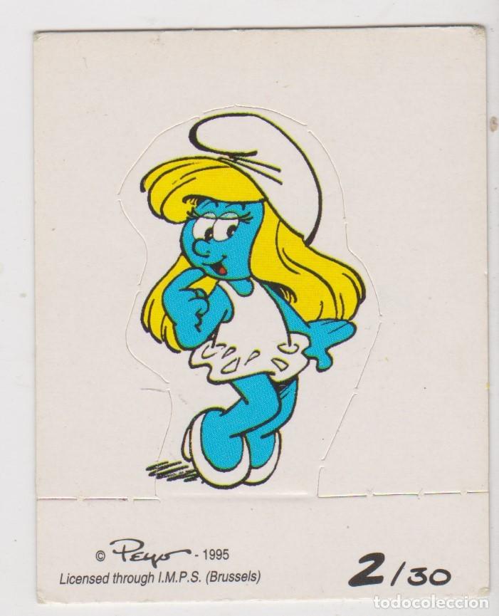 Coleccionismo cromos troquelados antiguos: ed. merlin -- los pitufos n&ordm; 2 - Foto 1