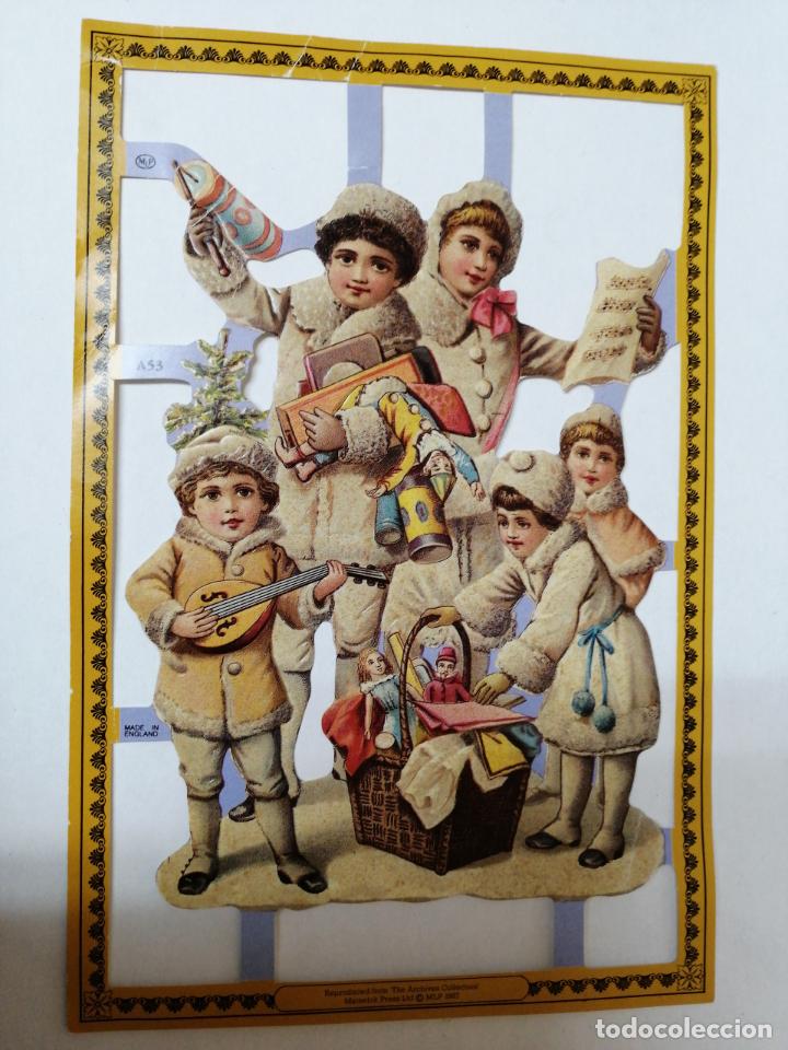 Sammeln alte gestanzte Sammelbilder: LAMINA DE CROMOS RECORTABLES TROQUELADOS A-53