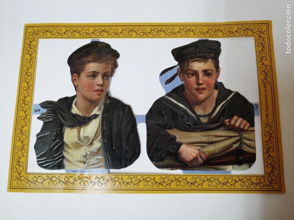 Sammeln alte gestanzte Sammelbilder: LAMINA DE CROMOS RECORTABLES TROQUELADOS A-29