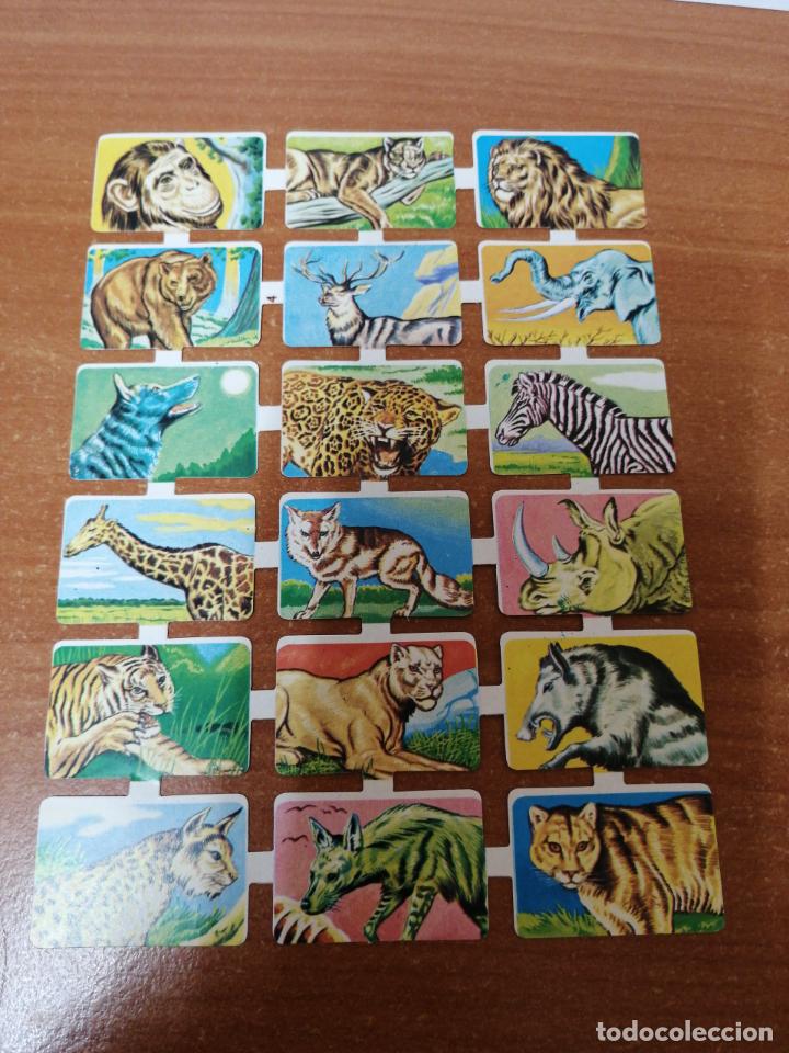 Sammeln alte gestanzte Sammelbilder: 024 LAMINA DE CROMOS RECORTABLES TROQUELADOS