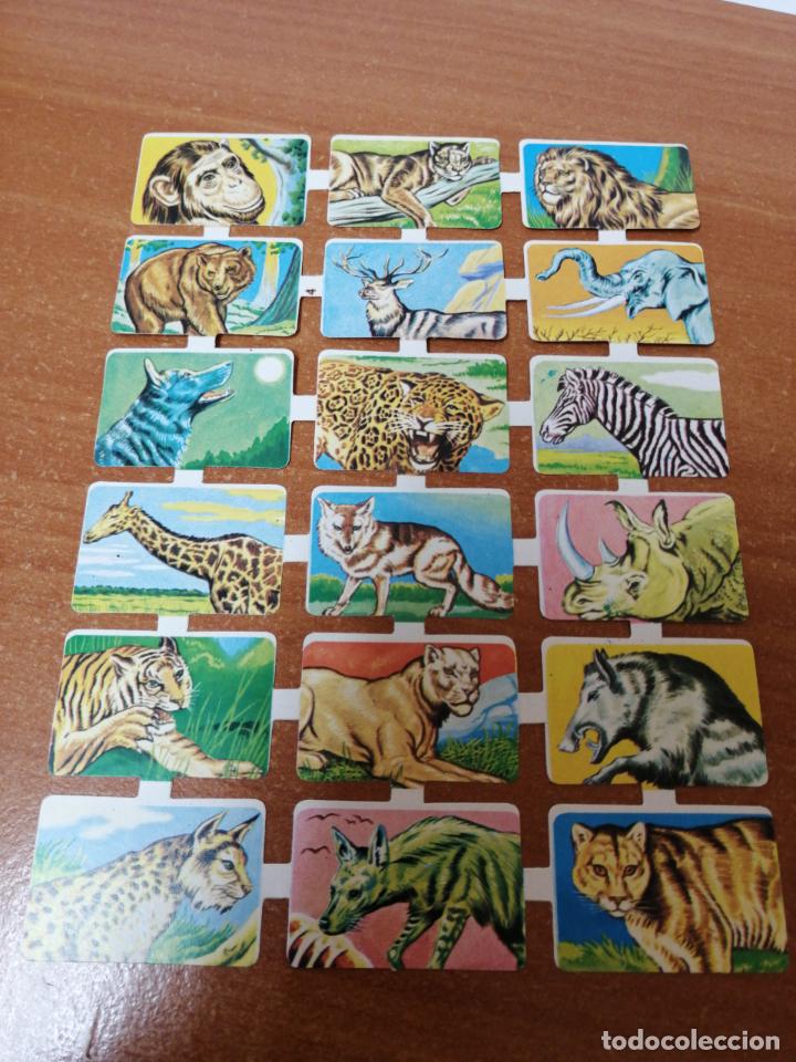 Coleccionismo cromos troquelados antiguos: 035 LAMINA DE CROMOS RECORTABLES TROQUELADOS