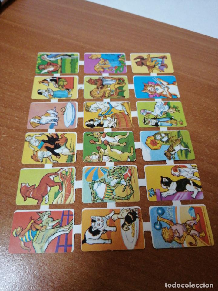 Coleccionismo cromos troquelados antiguos: 036 LAMINA DE CROMOS RECORTABLES TROQUELADOS