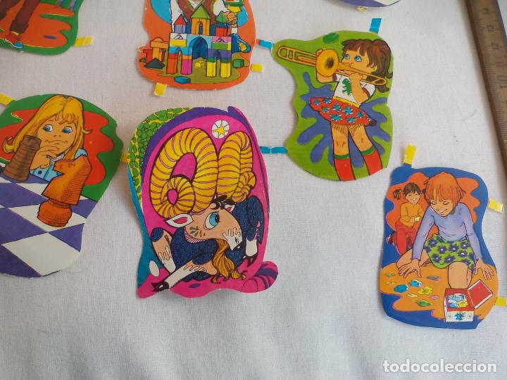 Coleccionismo cromos troquelados antiguos: DE CROMOS TROQUELADOS JUGANDO - Foto 3