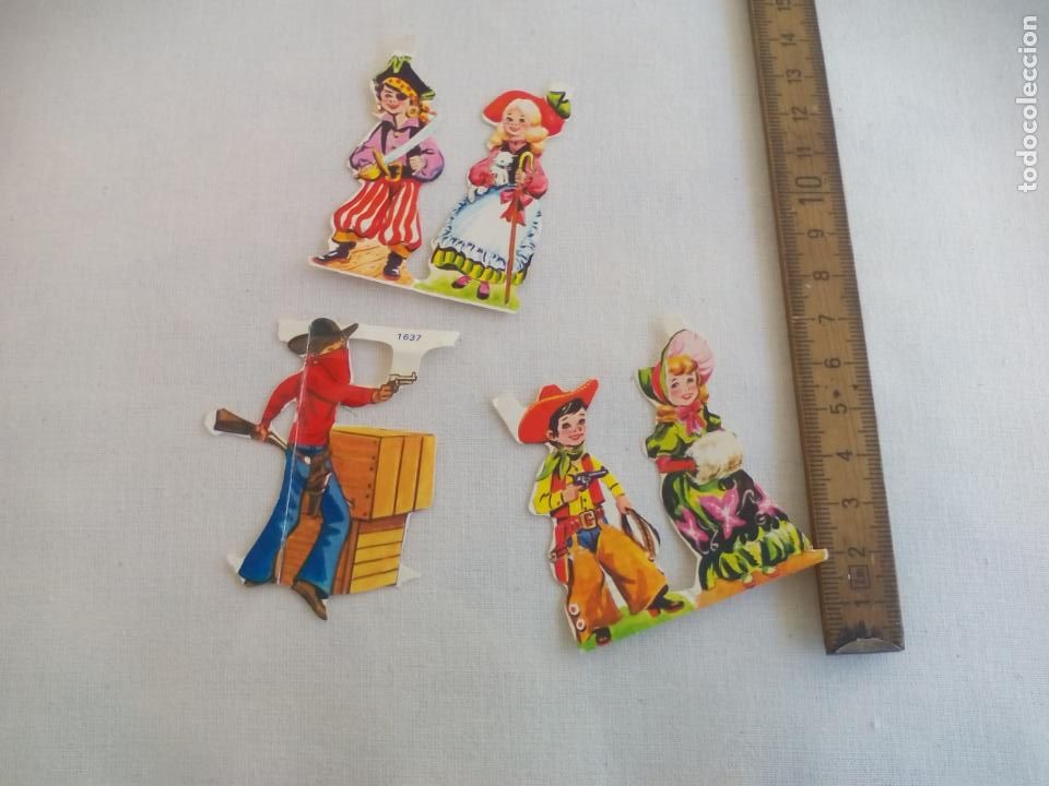 Coleccionismo cromos troquelados antiguos: lote de CROMOS TROQUELADOS ni&ntilde;os, disfrazados 1637