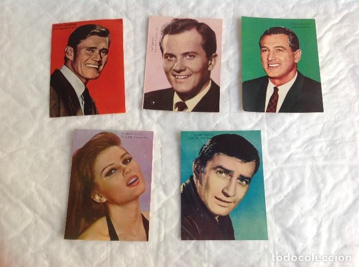 Coleccionismo cromos troquelados antiguos: B2. (8) CROMOS ACTORES 5 diferentes