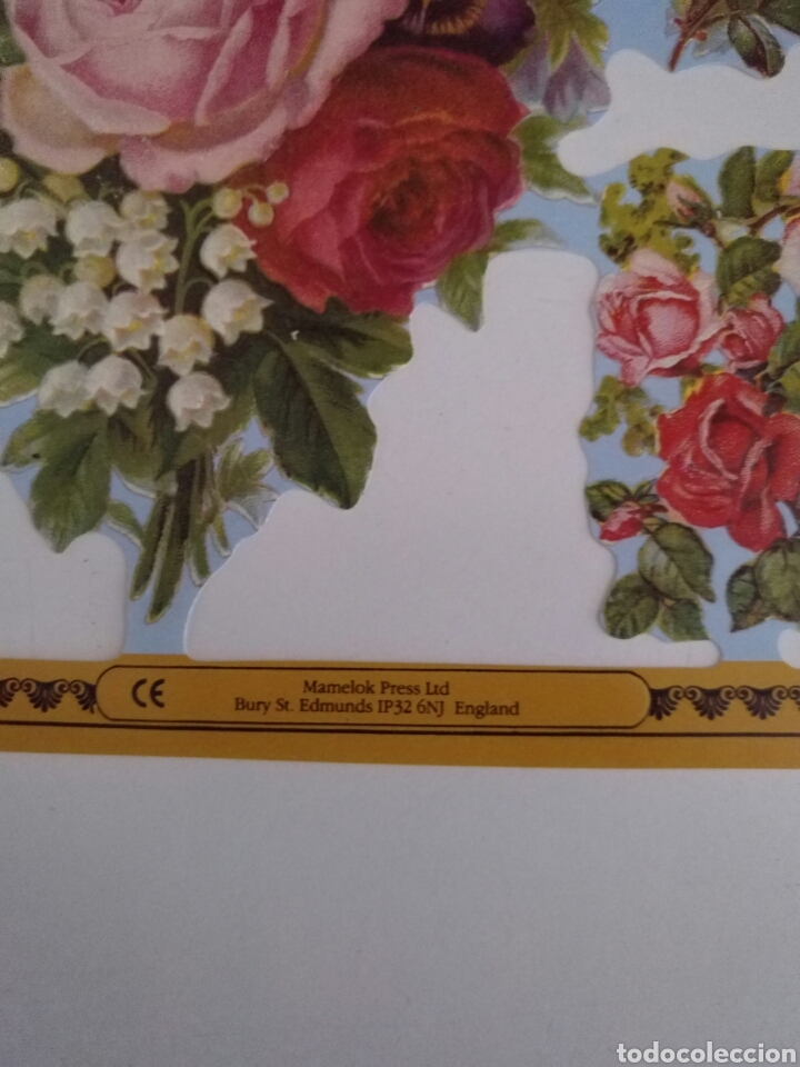 Coleccionismo cromos troquelados antiguos: Retallables de flors - Foto 5