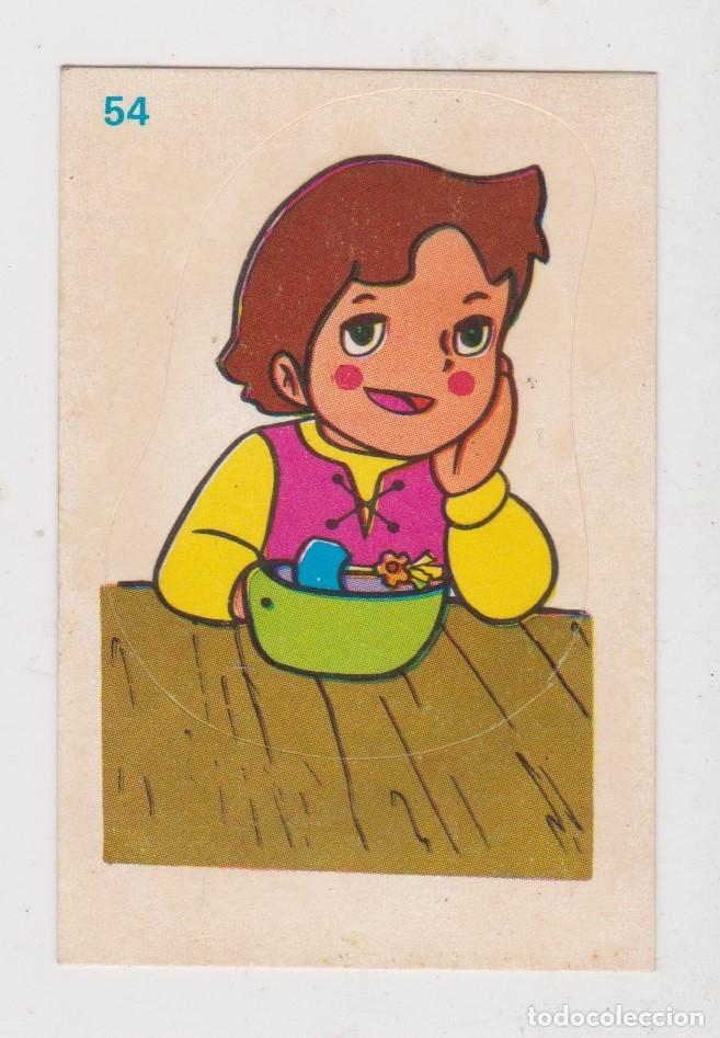 Coleccionismo cromos troquelados antiguos: CLESA -- HEIDI N&ordm; 54 --ADHESIVO - Foto 1
