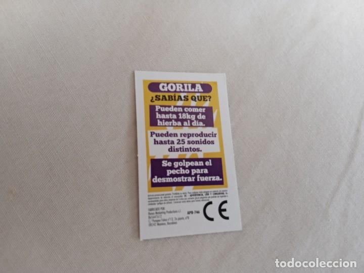 Coleccionismo cromos troquelados antiguos: CROMO GORILA RISI, TOSFRIT NO ASPIL - Foto 2