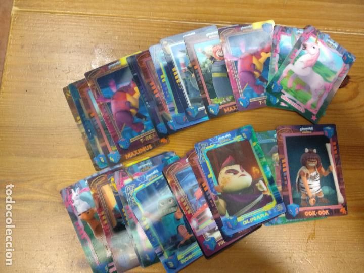Coleccionismo cromos troquelados antiguos: 22 CROMOS PLAYMOBIL LA PELICULAR - Foto 1