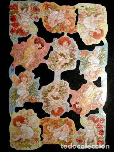 Collezionismo Figurine ritagliate antiche: ZPR. LAMINA DE CROMOS TROQUELADOS CON BRILLO Y RELIEVE MLP - 1803 - HADITAS