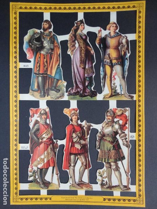 Sammeln alte gestanzte Sammelbilder: L&Aacute;MINA DE CROMOS TROQUELADOS SERIE ORO MLP A43.