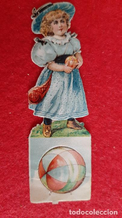 Sammeln alte gestanzte Sammelbilder: CROMO TROQUELADO MUY ANTIGUO SIGLO XIX CHOCOLATES JUNCOSA BARCELONA ORIGINAL CRT