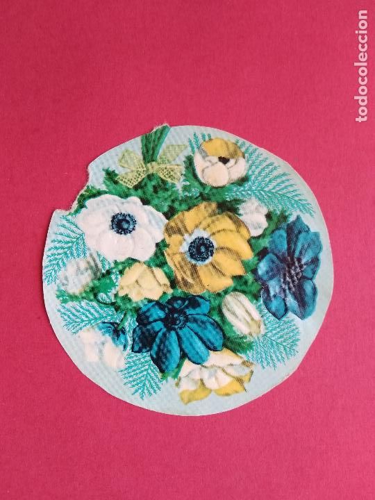 Coleccionismo cromos troquelados antiguos: ANTIGUO CROMO TROQUELADO FLORES - Foto 1