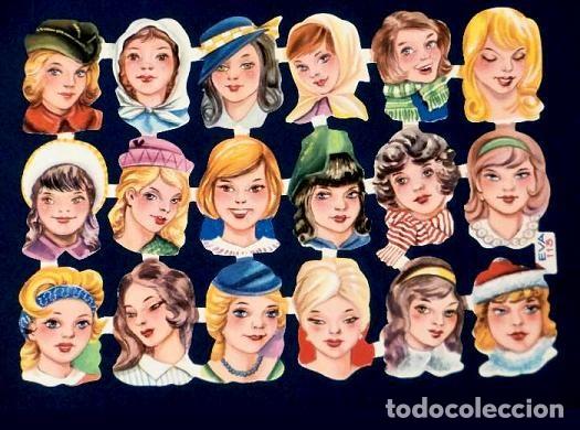 Collectable Antique Stamped Cards: CROMOS TROQUELADOS - ANTIGUA L&Aacute;MINA ESPA&Ntilde;OLA EVA N&ordm; 113 CON BRILLO Y RELIEVE ORIGINAL A&Ntilde;OS 1950/1960