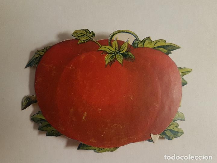 Coleccionismo cromos troquelados antiguos: TOMATE CROMO FINALES XIX - Foto 1