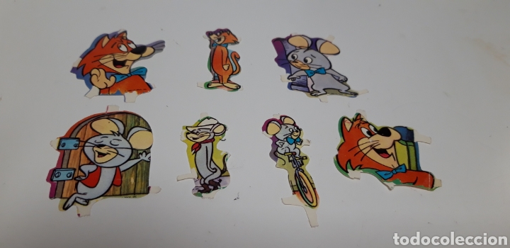 Collectable Antique Stamped Cards: LOTE DE 7 CROMOS TROQUELADOS PITXIE I DITXIE A&Ntilde;O 86