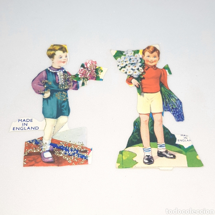 Sammeln alte gestanzte Sammelbilder: (CCT) LOTE 2 CROMOS TROQUELADOS ANTIGUOS.