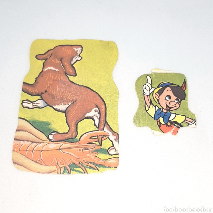 Collectable Antique Stamped Cards: (CCT) LOTE 2 CROMOS TROQUELADOS ANTIGUOS.