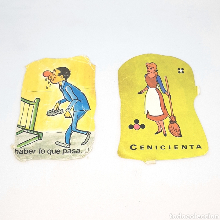 Collectable Antique Stamped Cards: (CCT) LOTE 2 CROMOS TROQUELADOS ANTIGUOS.