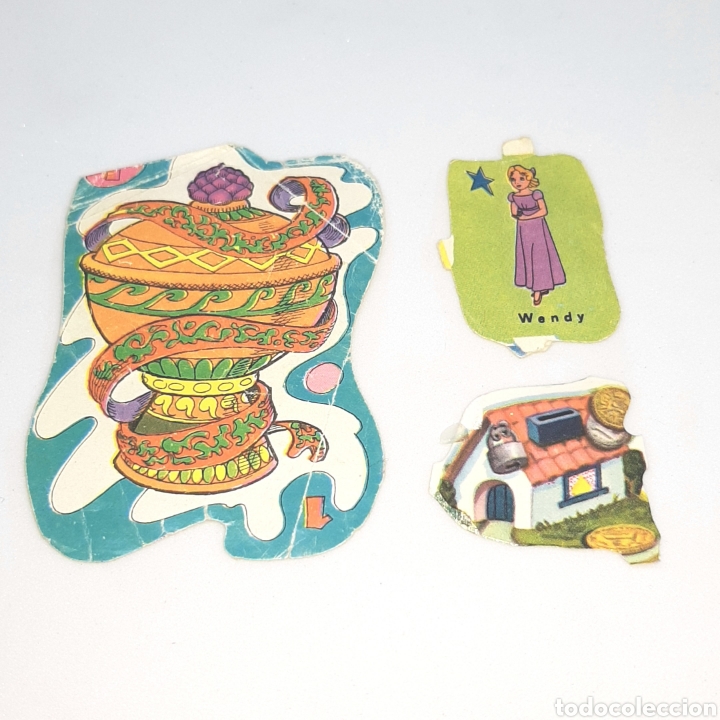 Collectable Antique Stamped Cards: (CCT) LOTE 3 CROMOS TROQUELADOS ANTIGUOS.