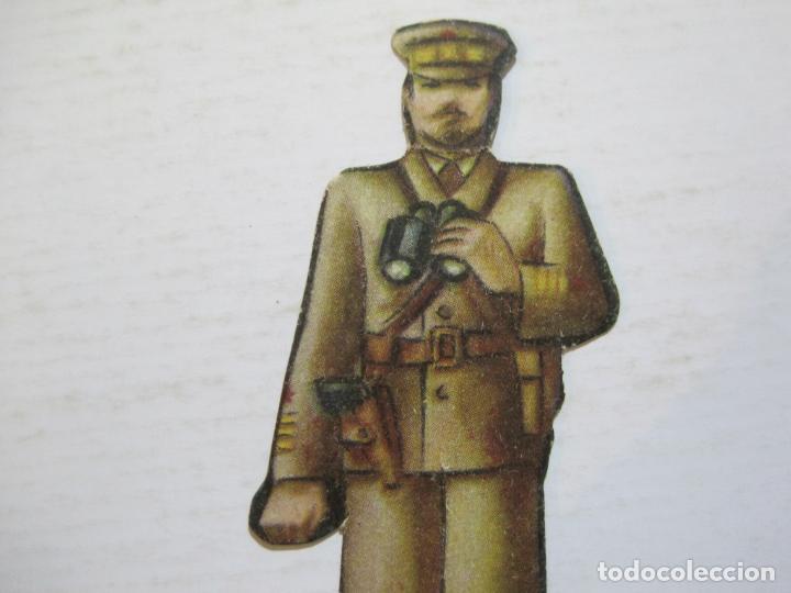 Coleccionismo Cromos troquelados antiguos: EJERCITO POPULAR-CORONEL-CROMO ANTIGUO TROQUELADO-VER FOTOS-(V-21.992)