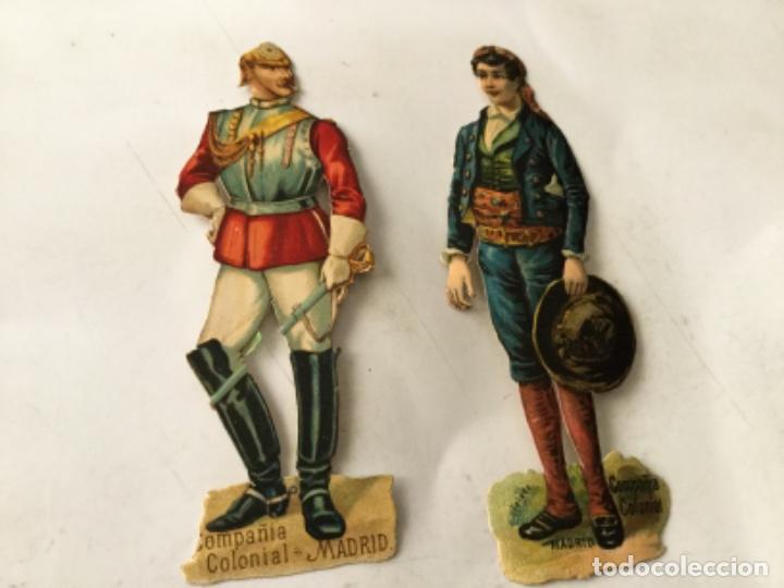 Collectionnisme Cartes &agrave; collectionner massicot&eacute;es anciennes: Troquelados- 2 - compa&ntilde;ia colonial