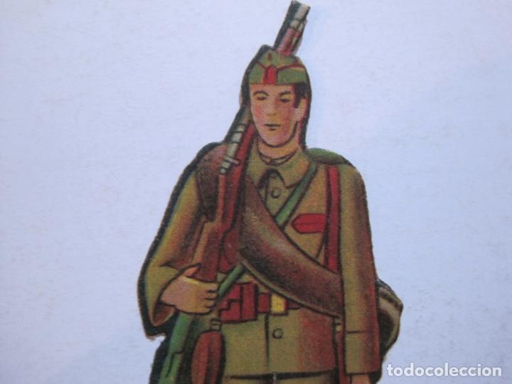 Collectionnisme Cartes &agrave; collectionner massicot&eacute;es anciennes: CROMO TROQUELADO GUERRA CIVIL-EJERCITO NACIONAL-CABO-VER FOTOS-(K-15)